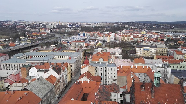 Plzeň Střechy